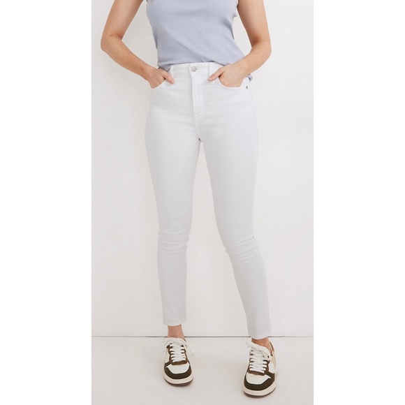 Madewell Denim - MADEWELL White Curvy High Rise Skinny Jeans